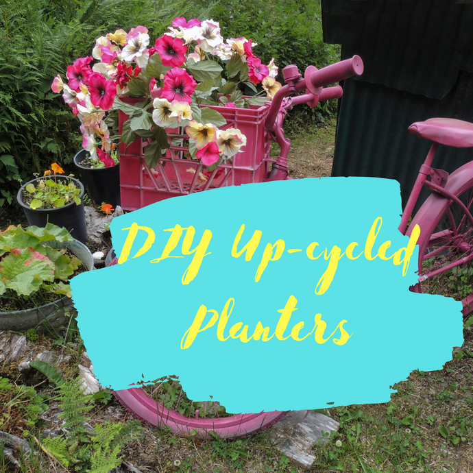 10  DIY Up-cycled Planters