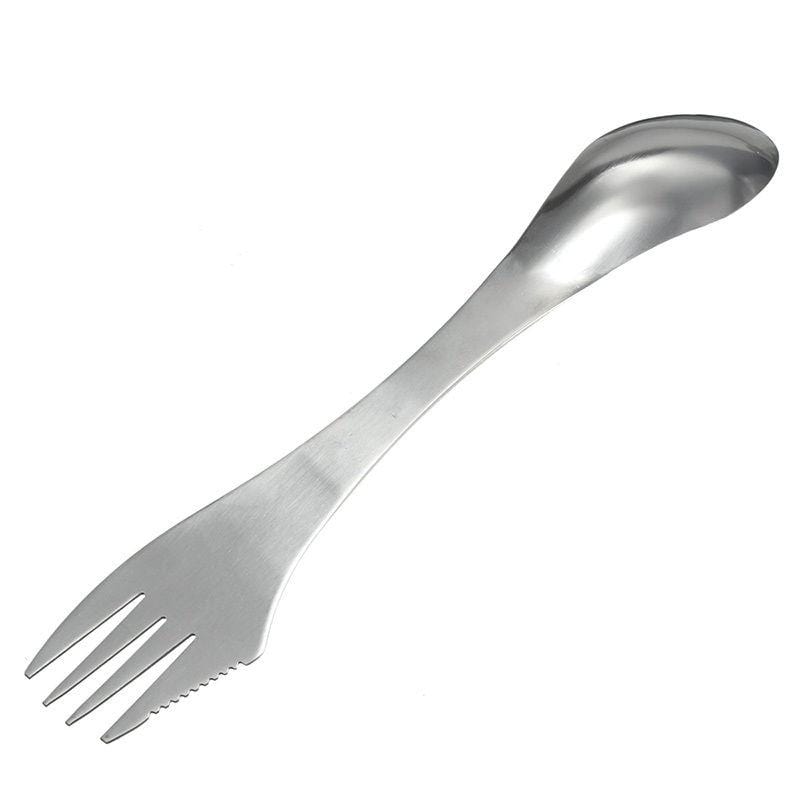 No More Plastic Silverware-Reusable Spork (Spoon, fork and knife!)
