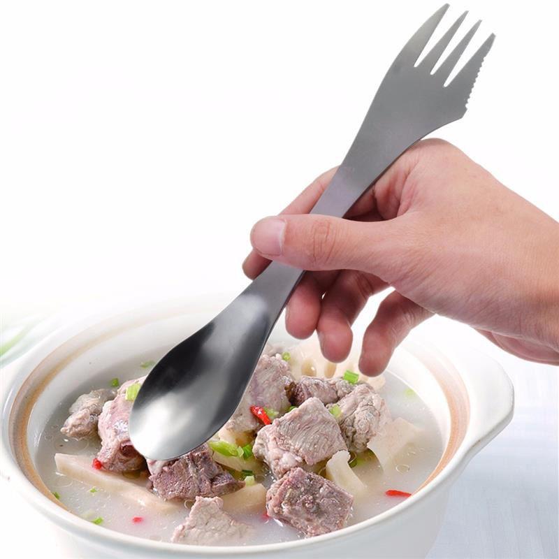 Spork Splade No More Plastic Silverware-Reusable Spork (Spoon, fork and knife!)