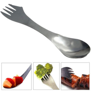 No More Plastic Silverware-Reusable Spork (Spoon, fork and knife!)